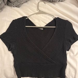 Urban Outfitters black crop top